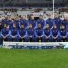 L'equipe de France de Rugby a XV - L'equipe de Nouvelle-Zelande fait le Aka - Match de rugby France-Nouvelle-Zelande (All Blacks) au stade de France, Saint-Denis, le 9 Novembre 2013.