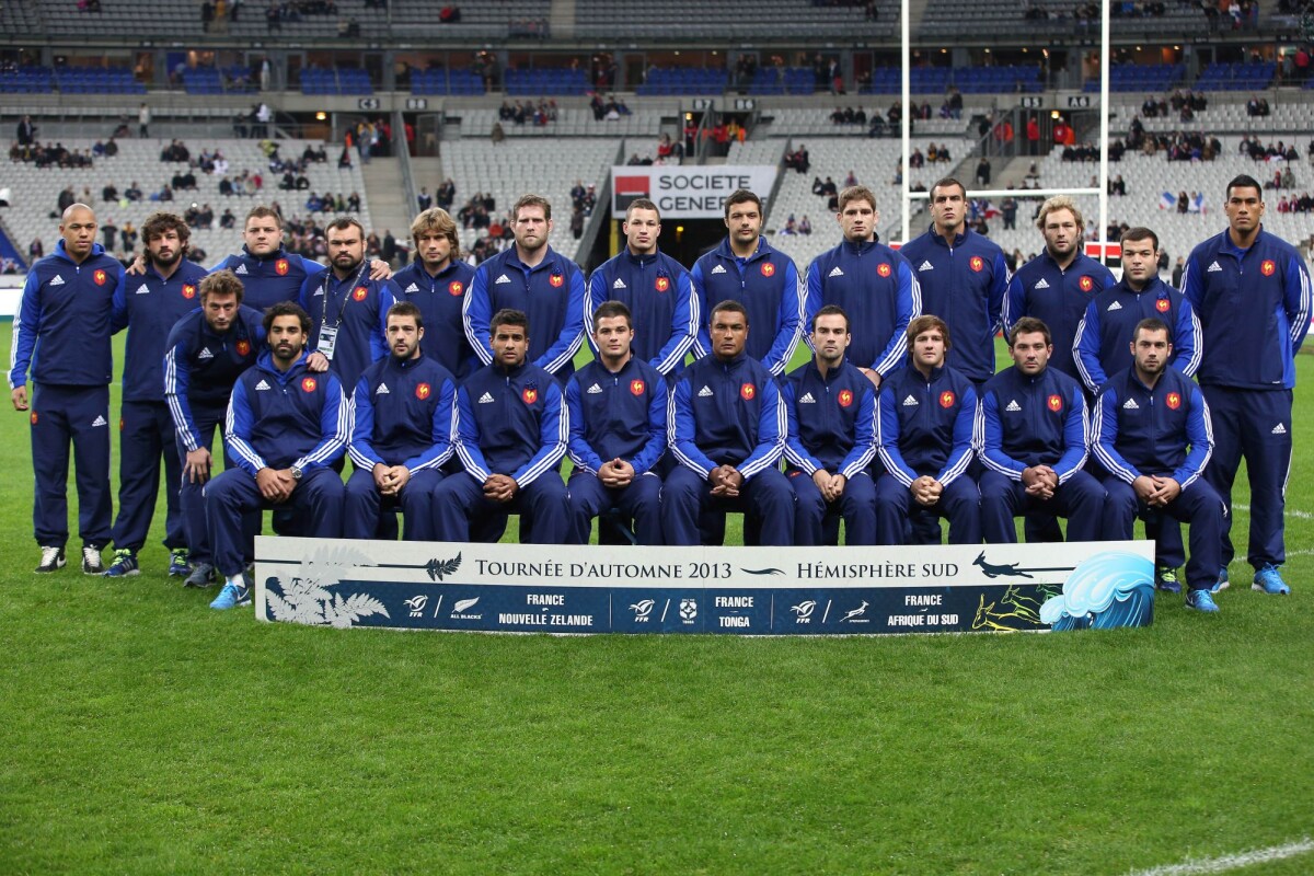 Photo : L'equipe de France de Rugby a XV - L'equipe de Nouvelle-Zelande ...