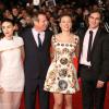 Rooney Mara, Spike Jonze, Scarlett Johansson et Joaquin Phoenix lors de l'avant-première du film Her dans le cadre du Festival du film de Rome le 10 novembre 2013