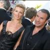 Alexandra Lamy et Jean Dujardin lors du Festival de Cannes le 18 mai 2007