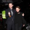 Emma de Caunes et son mari Jamie Hewlett arrivent au vernissage de l'exposition Miss Dior au Grand Palais le 12 novembre 2013