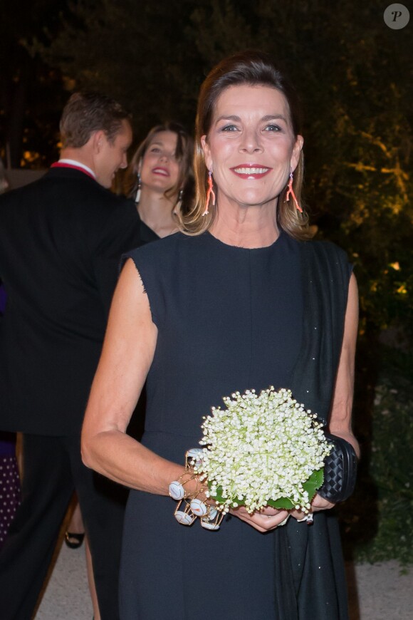 La Princesse Caroline de Hanovre - Diner de charité organisé par les Amis du Nouveau Musée National à la Villa Paloma, à Monaco, le 17 septembre 2013.
