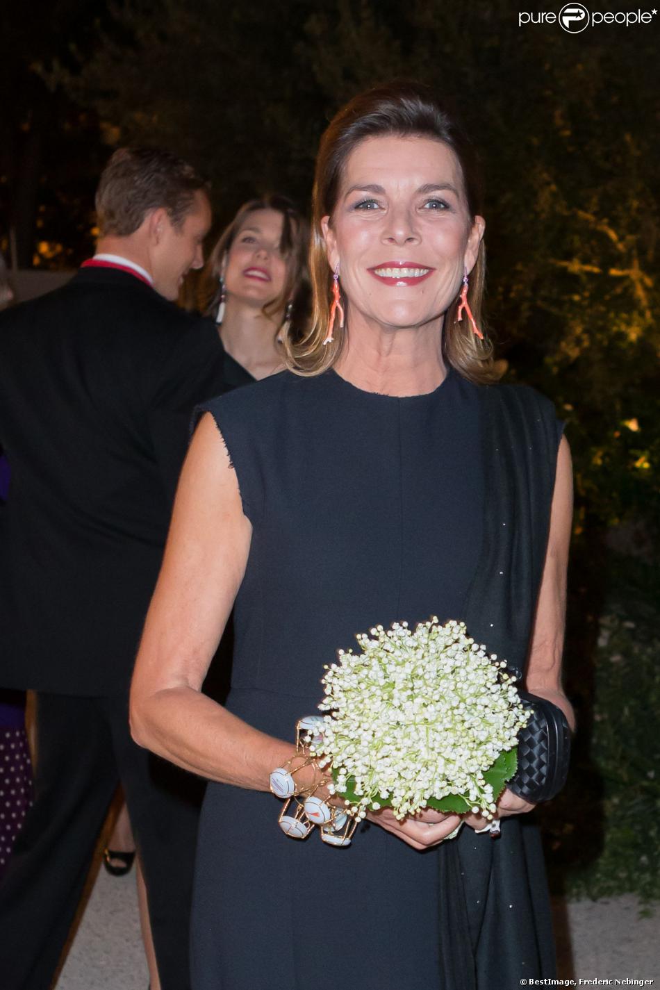La Princesse Caroline de Hanovre - Diner de charité organisé par les Amis du Nouveau Musée National à la Villa Paloma, à Monaco, le 17 septembre 2013.
