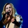 La chanteuse Lara Fabian en concert au Théâtre du Châtelet, à Paris, le 16 novembre 2013.