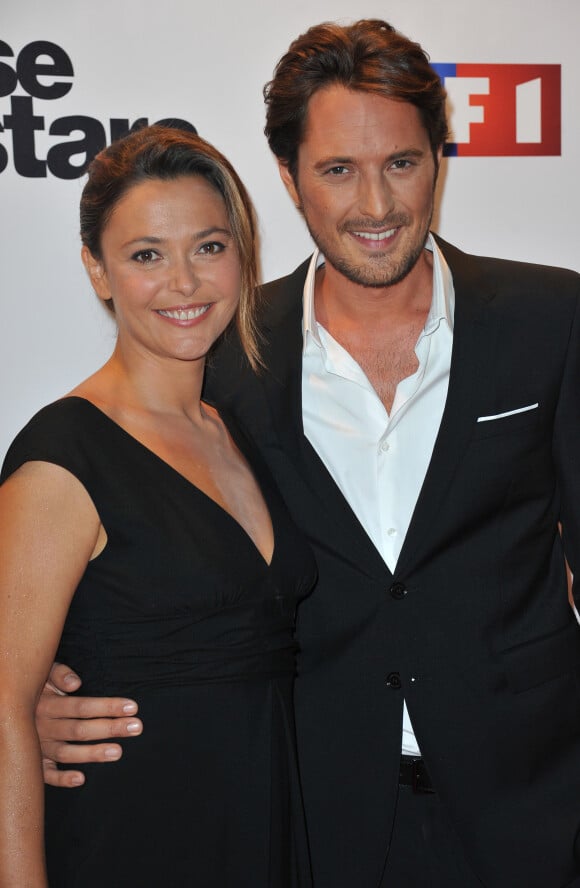 Sandrine Quétier et Vincent Cerutti - Casting de la saison 4 de "Danse avec les stars" à Paris le 10 septembre 2013.