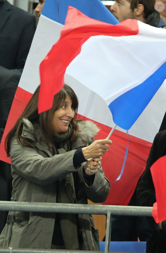 Anne Marcassus lors du match France-Ukraine (3-0) qualificatif au mondial brésilien 2014, au Stade de France le 19 novembre 2013 à Saint-Denis