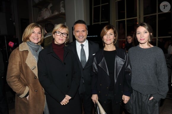 Exclusif : Michèle Laroque, Karin Viard, Grégory Marciano, Marina Foïs et Anne Marivin à la soirée Sushi Shop organisée au Minipalais à Paris, le 19 novembre 2013.