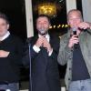 Raphael Mezrahi, Bernard Montiel et Laurent Baffie - Soirée de gala "La guinguette de Régine" en faveur de l'association "Les puits du désert" à Paris le 19 novembre 2013.