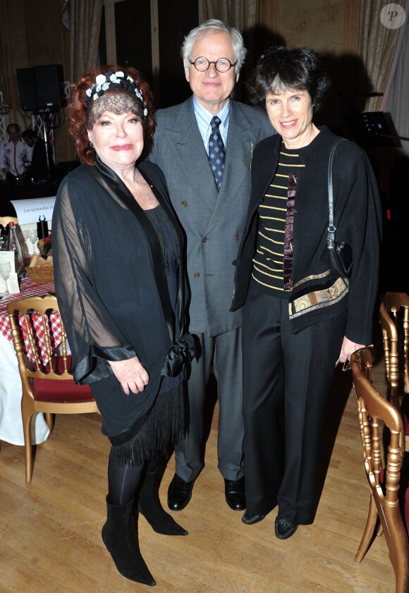 Régine, Bernard Fixot et sa femme Valerie-Anne Giscard d'Estaing - Soirée de gala "La guinguette de Régine" en faveur de l'association "Les puits du désert" à Paris le 19 novembre 2013.