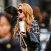 Lindsay Lohan dans les rues de New York, le 25 octobre 2013.