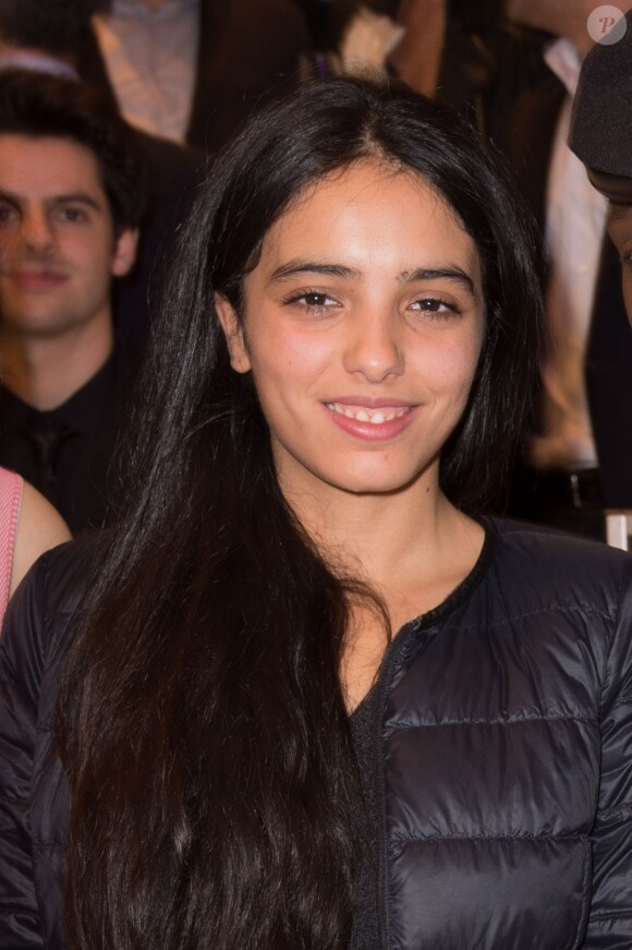 Hafsia Herzi à la soirée Marionnaud le 20 novembre 2013 sur les Champs-Elysées à Paris