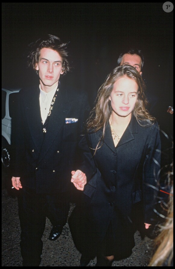 Jade Jagger et son ex Piers Jackson le 2 mars 1998. 