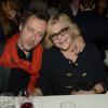 La chanteuse Nicoletta et son mari Jean-Christophe lors de la 19eme édition des Trophées de la Nuit au Lido le 25 novembre 2013