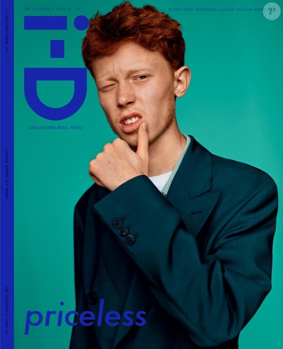 Le chanteur King Krule en couverture du magazine i-D. Numéro d'hiver 2013.