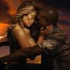 Kim Kardashian et Kanye West dans le clip de Bound 2.