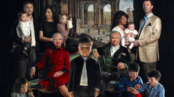 Famille royale de Danemark: Un nouveau portrait flippant, en mode famille Addams