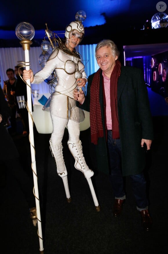 Gilbert Rozon à la soirée One Drop Party pour le 'Cirque du Soleil' à Boulogne-Billancourt, le 28 novembre 2013.