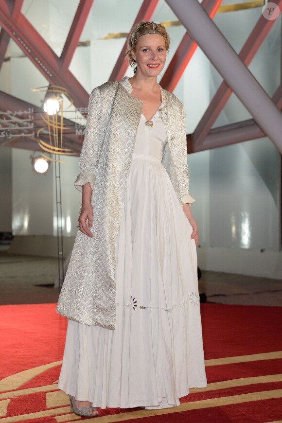 Florence Thomassin lors de la cérémonie d'ouverture du 13e Festival international du film de Marrakech, le 29 novembre 2013.