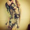Lady Gaga a posté une photo d'elle grimée en poupée sur Instagram, le 29 novembre 2013.