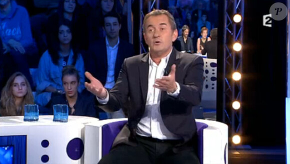 Christophe Dechavanne, interviewé dans l'émission On n'est pas couché, le samedi 30 novembre 2013.