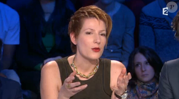 Natacha Polony dans l'émission On n'est pas couché, le samedi 30 novembre 2013.