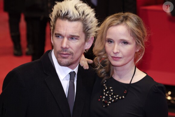 Ethan Hawke et Julie Delpy à la première du film "Before Midnight" à Berlin, le 11 février 2013.