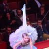 Exclusif - Stella Belmondo a proposé un numéro de voltige équestre lors du 52e Gala de l'union des artistes au Cirque d'hiver à Paris le 19 novembre 2013.
