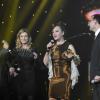 Dave, Louise Ekland et Catherine Ringer récompensée du Prix spécial de la Sacem au Casino de Paris, le 26 novembre 2013.