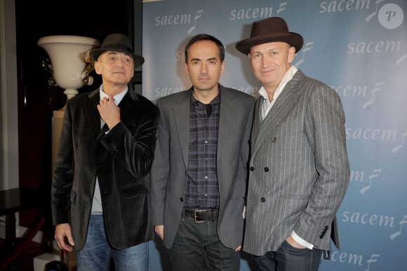 Le trio Gotan Project à Paris, le 29 novembre 2010.