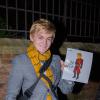 Jack Gleeson, qui incarne le roi Joffrey dans "Game of Thrones", était l'invité d'honneur de l'Oxford Union à Oxford, le 27 novembre 2013.