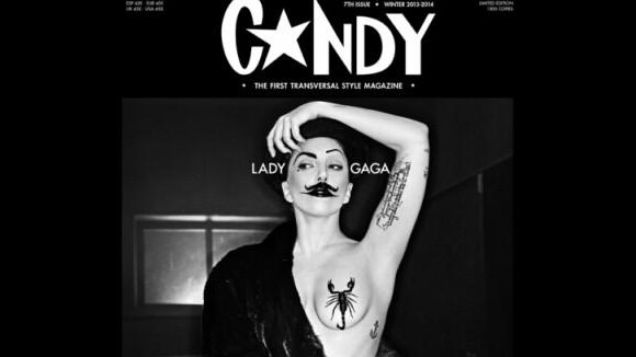 Lady Gaga ose la nudité frontale pour Candy Magazine