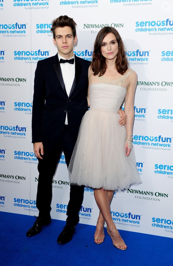 James Righton et Keira Knightley au gala de charité SeriousFun Children's Network à Londres, le 3 décembre 2013.