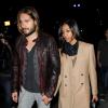 Marco Perego et sa femme Zoe Saldana arrivent au Staples Center pour le concert de Beyoncé. Los Angeles, le 3 décembre 2013.