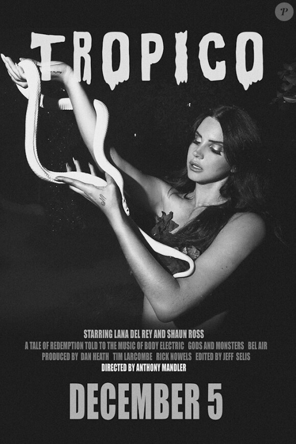 "Tropico" avec Lana Del Rey et Shaun Ross réalisé par Anthony Mandler, décembre 2013.