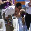 Marc Anthony et sa fille Emme à Los Angeles, le 19 juin 2013.