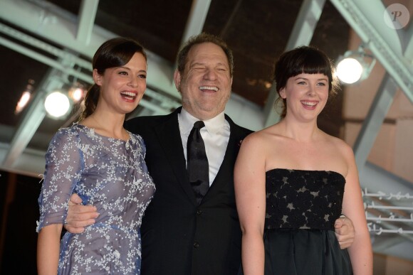 Valeria Bilello, Harvey Weinstein et Alexandra Roach lors du Festival du film de Marrakech et la projection de 'Those Happy Years' (Dolce Estate) le 6 décembre 2013