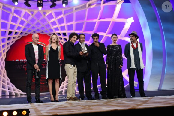 Le jury Cinécoles (Jan Kounen, Astrid Berges-Frisbey, Noor-Eddine Lakhmari, Sylvie Testud et Atiq Rahimi) lors du Festival du film de Marrakech et la projection de 'Those Happy Years' (Dolce Estate) le 6 décembre 2013