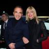 Nikos Alliagas et sa compagne Tina Grigoriou lors de l'épreuve Style & Competition for AMADE aux Gucci Masters de Villepinte le 7 décembre 2013
