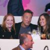 Bruce Springsteen, sa femme Patti Scialfa et sa fille Jessica lors de la dernière journée du Gucci Paris Masters 2013 à Villepinte, le 8 décembre 2013