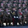 Le prince William lors d'une revue des troupes et d'une remise de médailles à Aldershot le 6 décembre 2013