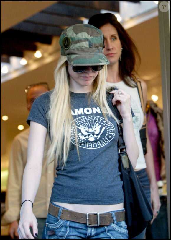 Avril Lavigne à Los Angeles, le 19 novembre 2005.
