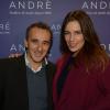 Elie Semoun et Zoé Felix à l'inauguration de la nouvelle boutique "André" à Paris, le 10 décembre 2013.