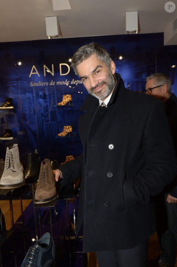 François Vincentelli à l'inauguration de la nouvelle boutique "André" à Paris, le 10 décembre 2013.