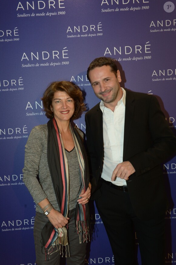 Lionel Giraud (président d'André) à l'inauguration de la nouvelle boutique "André" à Paris, le 10 décembre 2013.