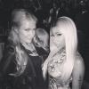 Paris Hilton et Nicki Minaj assistent au concert de Jay Z au Staples Center. Los Angeles, le 9 décembre 2013.