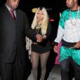 Nicki Minaj arrive au restaurant Philippe pour fêter son 31e anniversaire. Beverly Hills, le 8 décembre 2013.