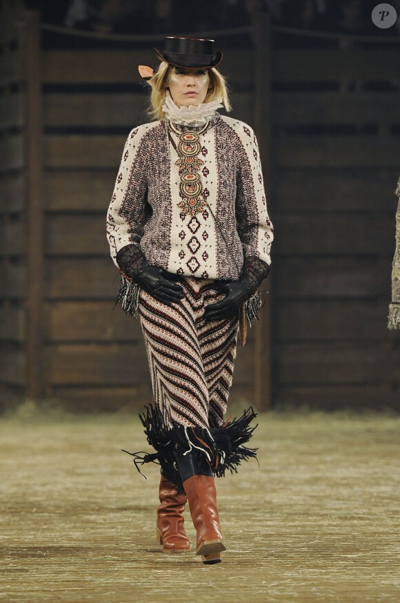 Défilé Chanel Paris-Dallas le 10 décembre 2013