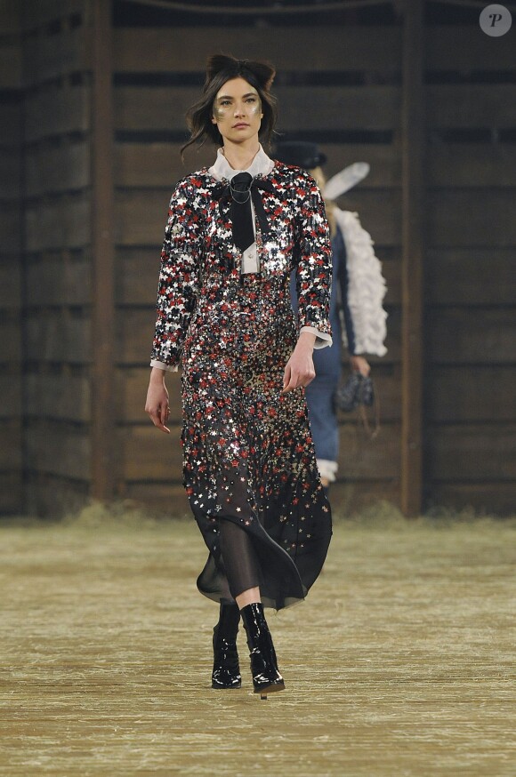 Défilé Chanel Paris-Dallas le 10 décembre 2013