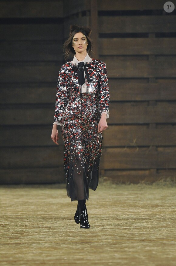 Défilé Chanel Paris-Dallas le 10 décembre 2013