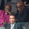 Desmond Tutu le 10 decembre 2013 à Soweto, lors de l'hommage à Nelson Mandela.